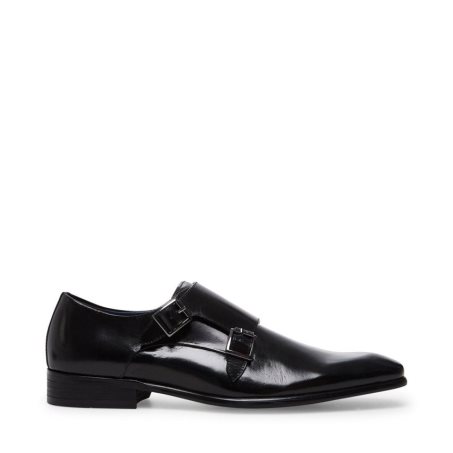 Loafers Steve Madden Beaumont Cuero Hombre Negras | ES PV04SE